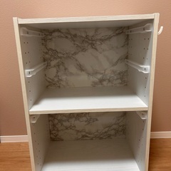 ニトリ　カラーボックス　引き出し付きの画像