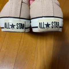 コンバース　オールスター23㎝　ベージュの画像