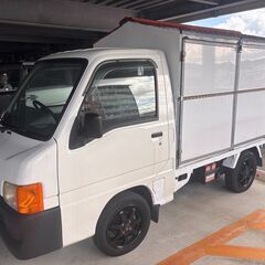 H13年 スバル サンバー トラック AT   箱付　キャンパー＆販売車両　使い方色々　低走行車両の画像