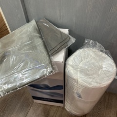 深い眠り枕　首が痛くなりにくい　枕カバー付き　新品　未使用　プレゼントの画像