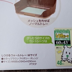 ペットシーツトレイMサイズの画像