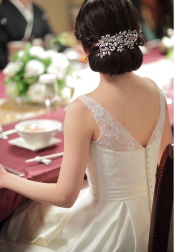 タカミブライダルウェディングドレス、ブーケ、小物付き