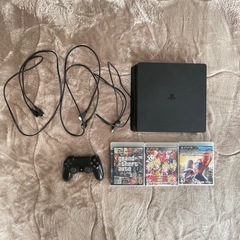 PlayStation 4 本体 コントローラー ゲーム3本セットの画像