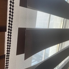 ★急募【ニトリ】2組セット調光ロールカーテン/ブラウンの画像