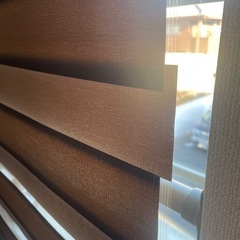 ★急募【ニトリ】2組セット調光ロールカーテン/ブラウンの画像