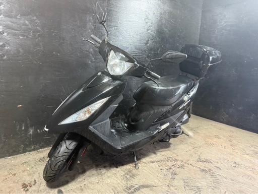 ★支払い総額4.0万円★買取強化中！査定無料♪SYM GT125 激安小型入荷しました♪リアボックス付き！
