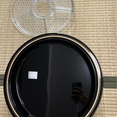 【新品未使用】　回転式オードブル皿　重箱　寿司桶の画像