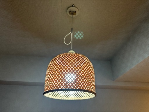 SKランプ2セット「竹のあかり」鐘型／竹編み ペンダントライト SKランプ2セット「竹のあかり」鐘型／竹編み ペンダントライト