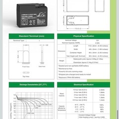 LEOCH LTMR4A-5 12V 2.3Ah バイク用バッテリー AGM メンテナンスフリー YTR4A-BS互換の画像