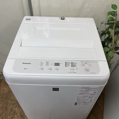 R737 ☀️ Panasonic 洗濯機（洗濯5.0㎏) 20年製 NA-F50BE8 ⭐ 動作確認済 ⭐ クリーニング済の画像