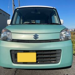 全込み18万円 車検付き スペーシア 修復歴無し 左側パワースライド 地デジTV ナビ 前後ドラレコ ETC スマートキー×2の画像