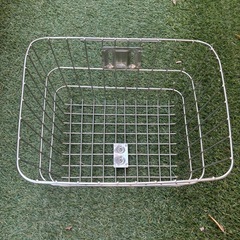 自転車前カゴ　ステンレスの画像