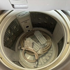 10kg洗濯機 HITACHI BW-KSV100C2018年式分解クリーニングの画像