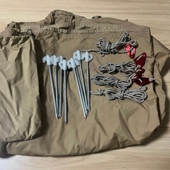 パップテント　前幕セットの画像