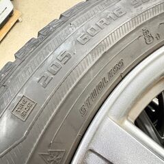 ノア使用 スタッドレスタイヤ アルミホイール付 4本セット 205/60R16 ICE NAVI6 レノックス 16インチの画像