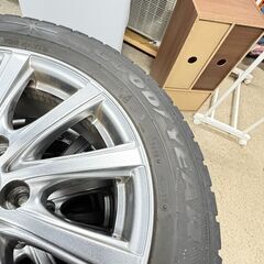 ノア使用 スタッドレスタイヤ アルミホイール付 4本セット 205/60R16 ICE NAVI6 レノックス 16インチの画像