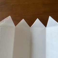 差し上げます 牛乳パックカット済み 六角形椅子用 48枚の画像