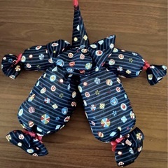 【手作り】和柄ピエロ人形飾りの画像