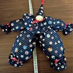 【手作り】和柄ピエロ人形飾りの画像