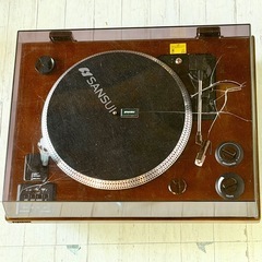 SANSUI Bluetooth機能付きレコードプレーヤー SLP-5000BTの画像