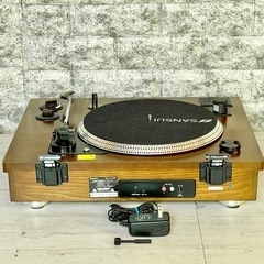 SANSUI Bluetooth機能付きレコードプレーヤー SLP-5000BTの画像