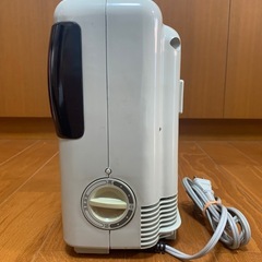 小型　三菱電気温風機　ミニファンヒーター　ミニヒーター　電気ファンヒーター ①の画像