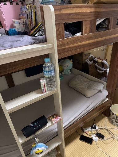 美品 2段ベッド 低め