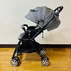 Aprica ベビーカー（レインカバー、カバー)付き）　洗濯済みの画像