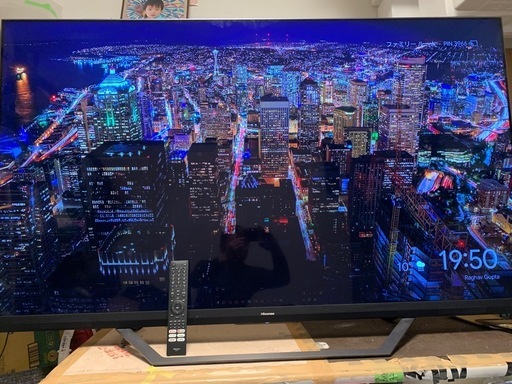 (激安)ハイセンス液晶テレビ U85Fシリーズ ヘアライングレー 65U85F [65V型 /4K対応 /BS・CS 4Kチューナー内