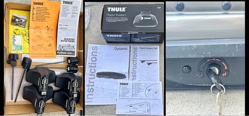 THULE  スーリー　ルーフボックス Dynamic800 フルセット　