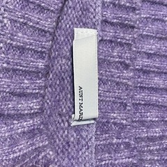 AUNT MARIE'S アントマリーズ 紫 ニットセーターの画像