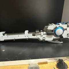 全塗装　RG HIνガンダム＆ハイパーメガバズーカランチャー＆専用台座の画像