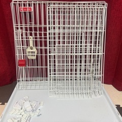 IRISオーヤマペットゲージ2段の画像