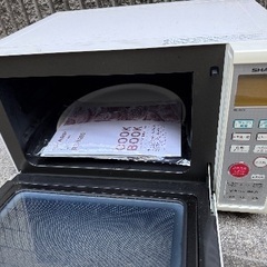 シャープ電子レンジ(2014年製)の画像