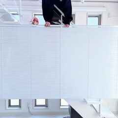 立川機工 アルミブラインド (幅213x丈117cm) ホワイトの画像