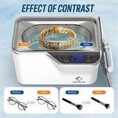 LifeBasis超音波洗浄機　600ml　強い振動子で強力洗浄　42000Hzの画像