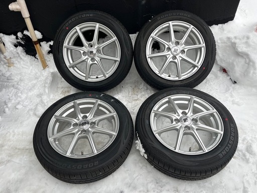 ホイールのみのお渡しになります　5.5J　15インチ　4穴　100ピッチ　アルミホイール　4本セット　ポルテ、カローラフィールダー等