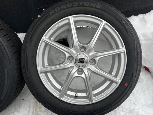 ホイールのみのお渡しになります　5.5J　15インチ　4穴　100ピッチ　アルミホイール　4本セット　ポルテ、カローラフィールダー等