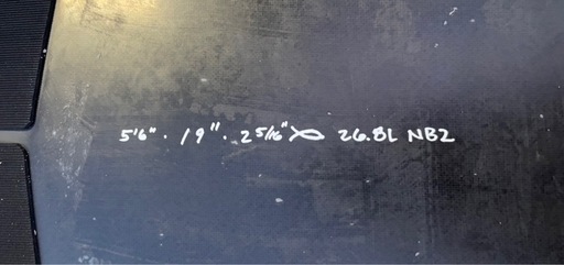 アルメリック　ネックベアード2 5.6 ブラックシャドウ カーボン サーフボード
