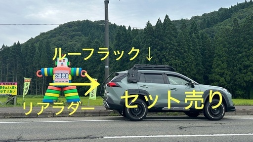 RAV4リアラダー ルーフラック