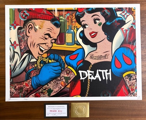 DEATH DEATH NYC 世界限定100枚 アートポスター 奈良美智 NARA