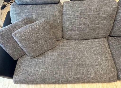 引き取り限定】LOWYA ロウヤ 3人掛けソファ