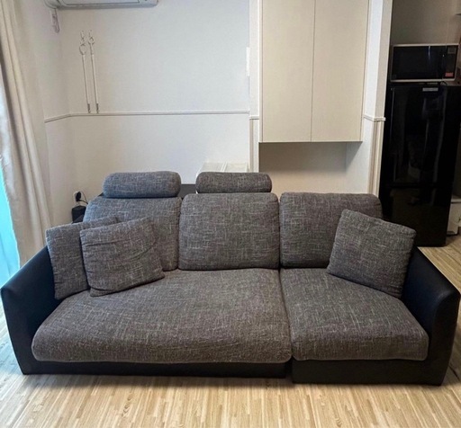 引き取り限定】LOWYA ロウヤ 3人掛けソファ