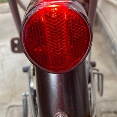 【自転車】26インチ 6段変速　LEDオートライト シティサイクル　BAA　マットピンクベージュの画像