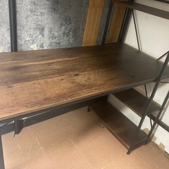棚付きデスクの画像