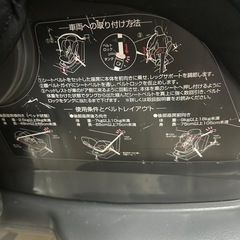 チャイルドシートApricaの画像