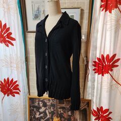 ∴MAX&Co.(マックス アンド コー) すらり美しいスタイル。なのにしっとり伸縮性高いカーディガン、いかがでしょうか？の画像