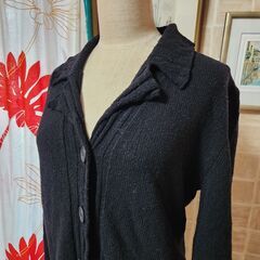 ∴MAX&Co.(マックス アンド コー) すらり美しいスタイル。なのにしっとり伸縮性高いカーディガン、いかがでしょうか？の画像