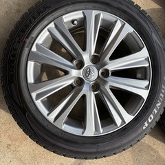 クラウン210後期アルミ，ダンロップスタッドレスの画像