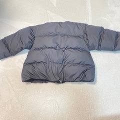 新品　リセマイン　マフラー付きパフジャケット　中綿アウター　100 ブラックの画像